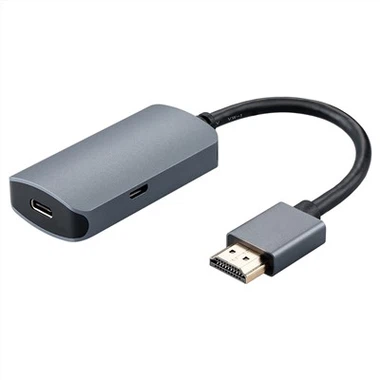 HDMI muški na USB C ženski 4k60hz adapter sa mikro USB napajanjem